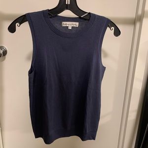 Classic deep blue sweater top